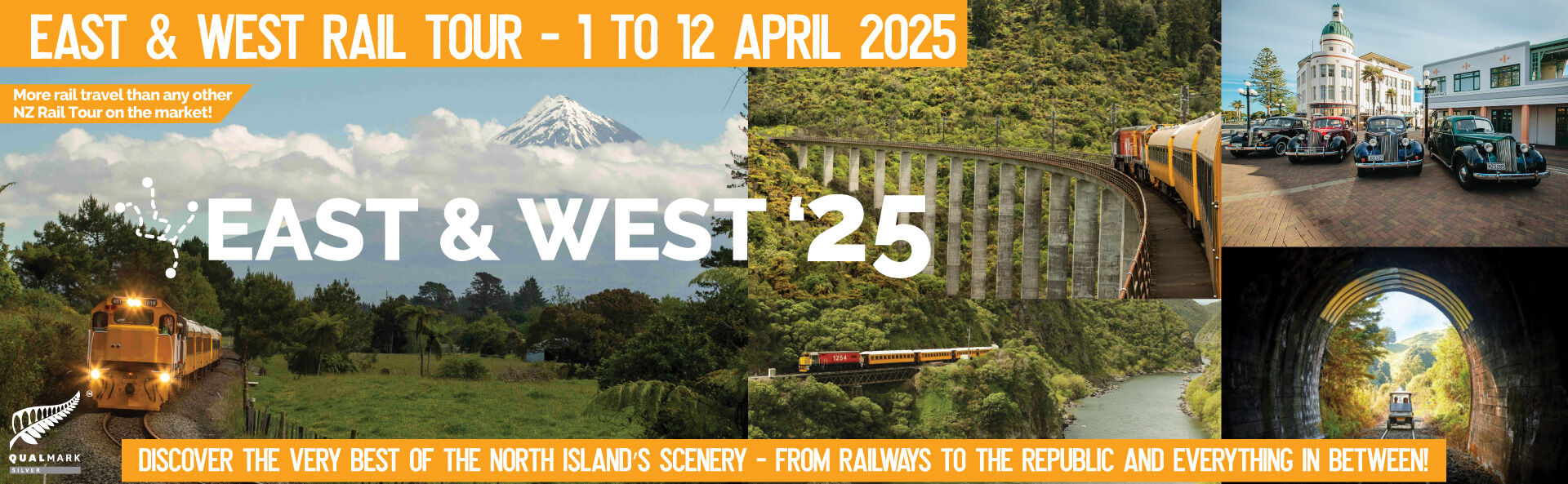 Join the Glenbrook Vintage Railway as we experience some of the best of the North Island's scenic railways!