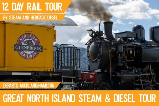 Great North Island Steam & Diesel Tour - 12 Day Rail Tour