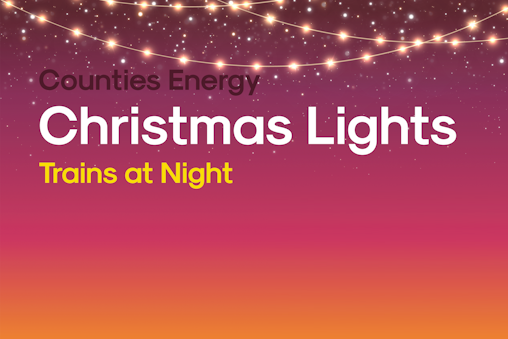 Counties Energy Christmas Lights - Trains at Night